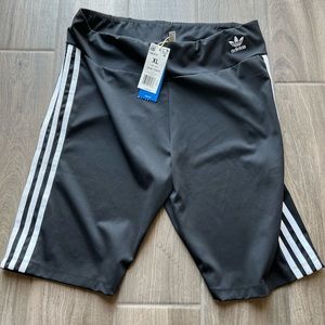 Adidas black biker shorts. Super Cute, never worn, and with tags attached.